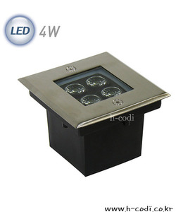 LED 정사각 지중등 (파워4W) (Ø95)