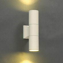 LED 외부 원통 방수 벽등 (2등)